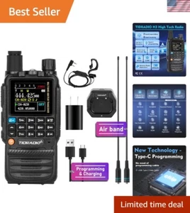Radio bidireccional avanzada con antena larga y batería de 2500 mAh - resistente al agua - Imagen 1 de 10