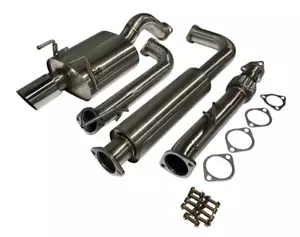 3” Stainless Steel Catback Exhaust Muffler For Honda Civic EK EK9 Hatch 76mm - Picture 1 of 14
