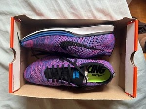 Nike Flyknit Racer Game Royal Pink Flash 2016 [526628-400] talla 10 EE. UU. - Imagen 1 de 8