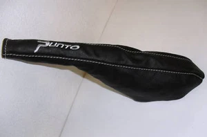 FIAT GRANDE PUNTO ABARTH CUFFIA FRENO VERA PELLE NERA - Afbeelding 1 van 1