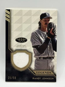 2018 Topps Tier One Tier One Legends Relics 21/50 Randy Johnson #T1RL-RJO - Picture 1 of 2
