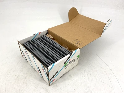 Box of 50 New ABB Entrelec 0115-086-05 Terminal Block Gray 12AWG 300V 011508605 - Image 1 of 4