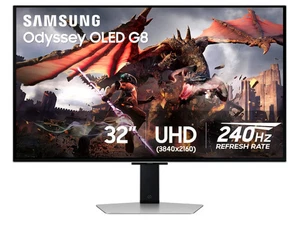 Samsung 32" Odyssey OLED G8 (G80SD) 4K UHD 240Hz 0.03ms Smart Gaming Monitor - Picture 1 of 6