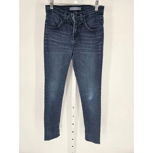 J Brand Womens Sz 26 Maria Skinny Leg Dark Wash Blue Jeans Dynamite Blue - Picture 1 of 5