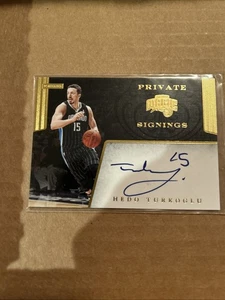 2010-11 Panini Private Signings Hedo Turkoglu On Card Auto Autograph Orlando - Picture 1 of 6
