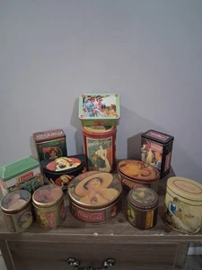 Vintage Coca-Cola Tins From 80's And 90's Lot Of 12. - Picture 1 of 7