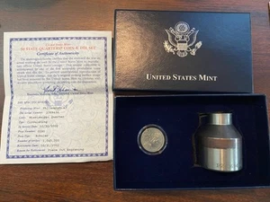 2002-P MISSISSIPPI State Quarter US Mint Coin and Die Set w/Original Box & COA - Picture 1 of 5