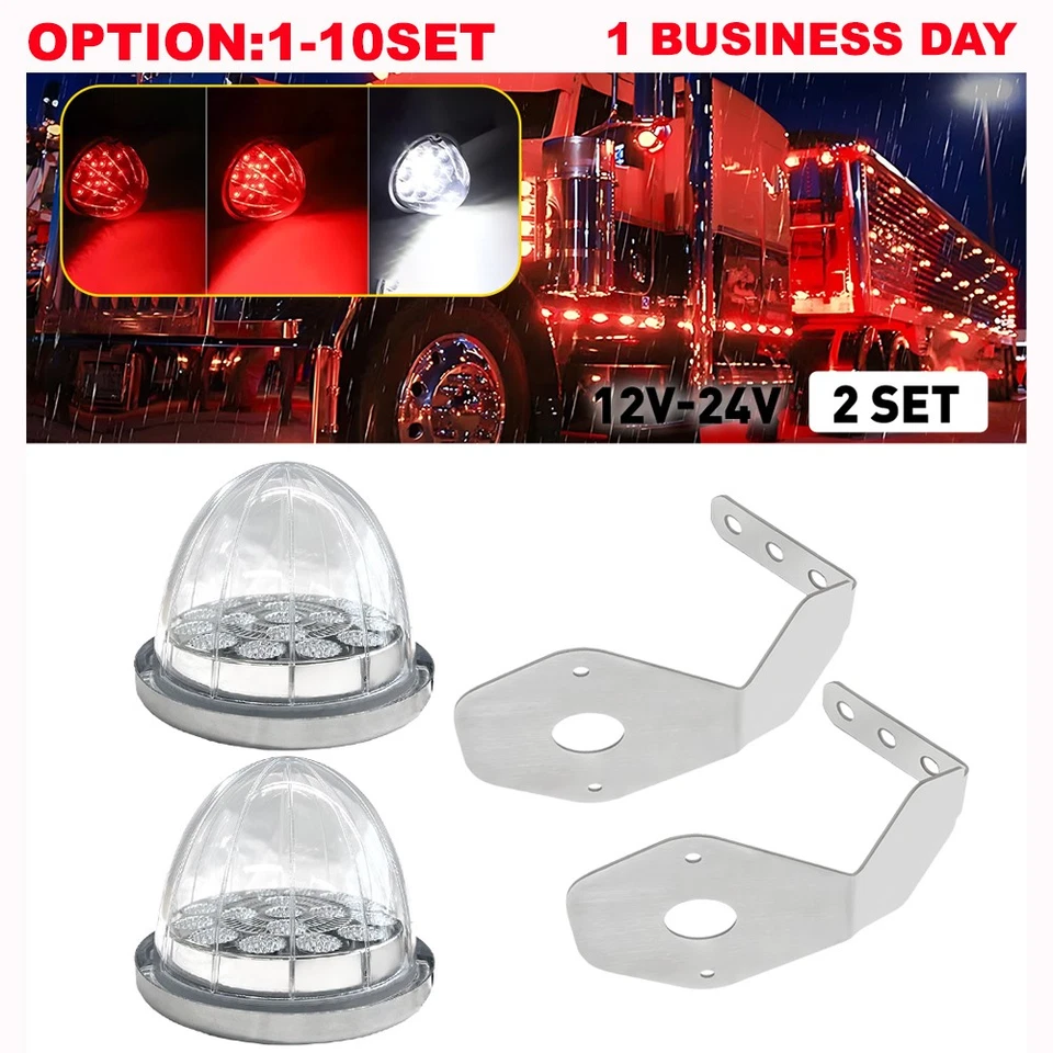 Marcador de melancia LED branco Rew luz de folga de seta 12-24V - Imagem 1 de 4