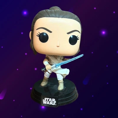 Funko Pop! Star Wars “Rey” #307, Bobble Head, 3,75”, sin caja Foto 1 de 4