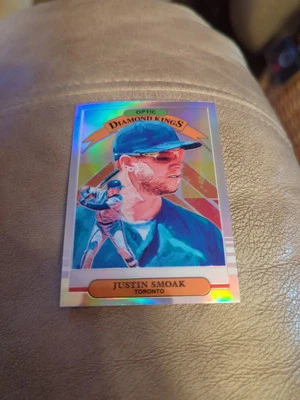 Justin Smoak 2019 Donruss Optic #4 Diamond Kings SILVER Prizm Blue Jays  - Image 1 of 2
