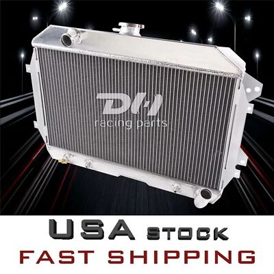 Alum 3Row Radiator For 70-75 NISSAN Datsun 240Z 260Z 1971 1972 1973 1974 2.6L l6 - Image 1 of 4