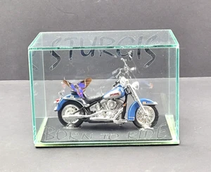 Sturgis Born To Ride Harley Davidson Heritage Softail Butterfly Encased 1:18 - Picture 1 of 6