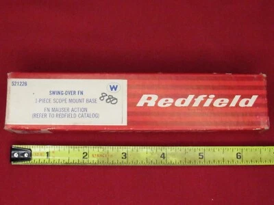 Vintage Redfield Swingover JR 1 Piece Scope Base - FN Mauser - Image 1 of 3