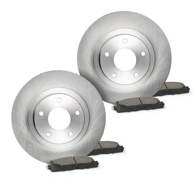 Front Brake Rotors + Ceramic Pads for 1998-2000 2001 2002 GMC Sonoma - Image 1 of 4