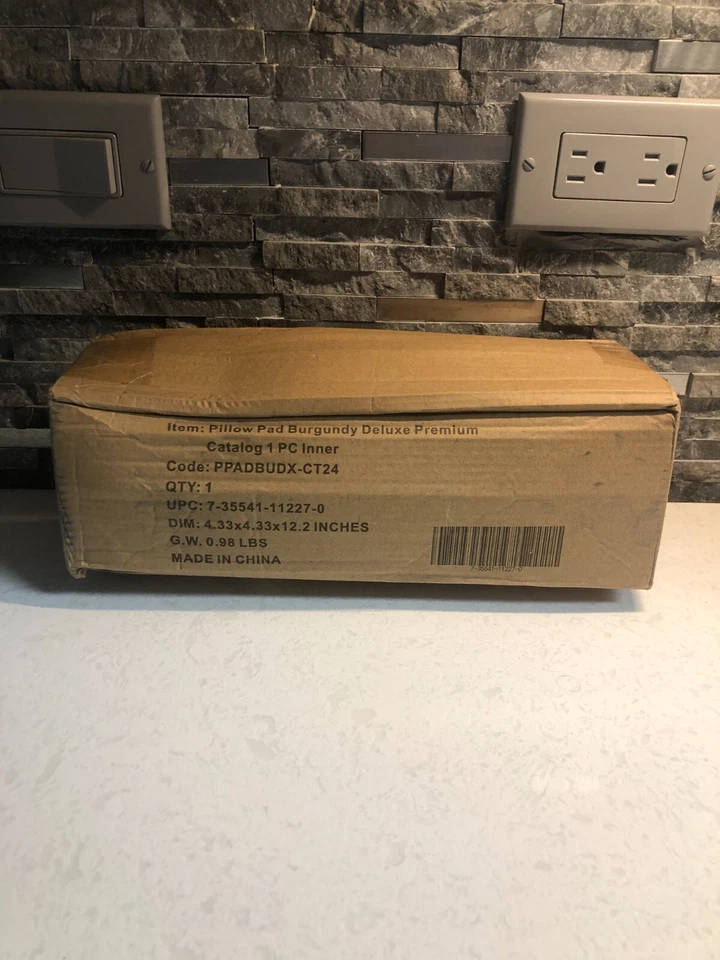 PILLOW PAD Deluxe Premium Multi-Angle Soft Tablet &  iPad Stand BURGUNDY NEW - Image 1 of 1