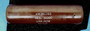 16K Ohm 54 Watt 5% Tru-Ohm RW36G163 drahtgewickelter Leistungswiderstand neuer alter Lagerbestand - Bild 1 von 9