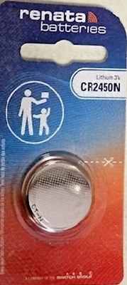 10 BATERÍAS RELOJ SUIZO RENATA CR2450N 3 VOLTIOS LITIO EXP2032 Foto 1 de 2