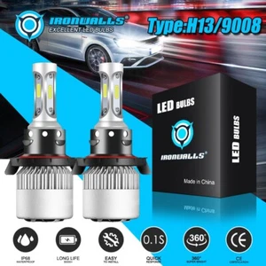 Kit de faros LED H13 6000K bombillas blancas altas bajas para Chevy Cruze 2011-2015 2016 - Imagen 1 de 12