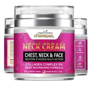 Advanced Neck Firming Cream- Tighten & Tone Sagging Skin-Neck Tightening Formula - Picture 1 of 8