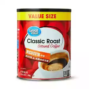 Caffè macinato tostato medio classico di grande valore, naturalmente caffeinato, 40,3 oz - Foto 1 di 5