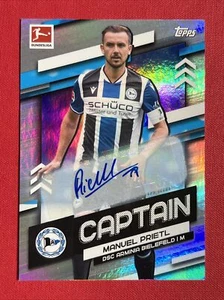 2021-22 Topps Bundesliga Team Captains AUTO Manuel Prietl DSC Arminia Bielefeld - Picture 1 of 2
