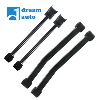 4x Brazos de control delanteros superiores e inferiores para Jeep Wrangler JK 2007 2008-2017 Foto 1 de 4