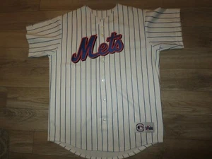 Mike Piazza 2000 New York Mets MLB Majestic Premier Sewn Jersey LG L mens - Picture 1 of 3