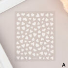 Love Heart Nail 3d Hollow Nail Stickers Gold Nail Art Decals Tips Decoration