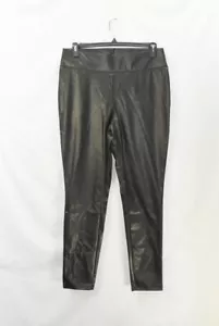 INC International Concepts Women's Size 14 Faux Leather Leggings, Black, NwT - Picture 1 of 6