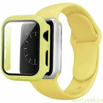 Funda de Pantalla Silicona iWatch Correa para Apple Watch 11 10 9 8 7 6 5 4 SE 3 2 Foto 1 de 4
