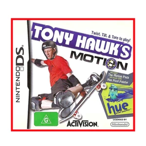 Tony Hawk's Motion Featuring Hue Pixel Painter Nintendo DS Game Skateboarding - Picture 1 of 6