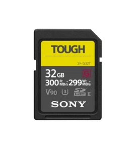 Sony Tough SDXC UHS-II SD Memory Card Up To 300MB/s - 32GB - Picture 1 of 1