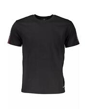 Cavalli Class Logo Print Black Cotton T-Shirt  -  T-Shirts