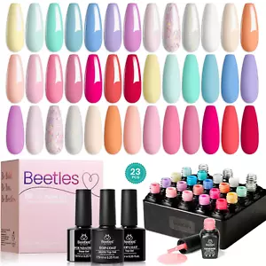 Esmaltes De Gel Para Uñas - Esmaltes Semipermanentes En Gel Uv LED 23 Piezas NUEVO EE. UU. - Imagen 1 de 12