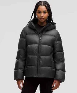 Lululemon Featherweight 900-Down-Fill Puffer Jacket Graphite Grey LW4CHPS - Picture 1 of 5