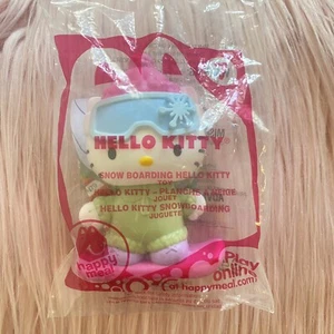 2011 MCDONALD'S HAPPY MEAL TOY HELLO KITTY SNOW BOARDING FIGURE #7 - Picture 1 of 3