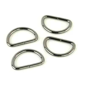 Monedero Sallie Tomate D Anillos Herrajes 1 pulgada - Gunmetal - Imagen 1 de 1