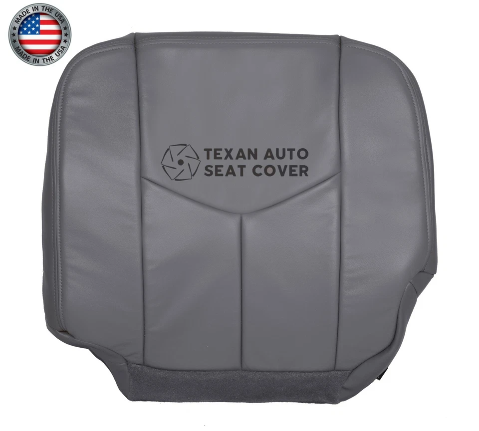 Chevy Silverado 1500HD Z71 2004 2005 2006 parte inferior del conductor cubierta de asiento de vinilo gris Foto 1 de 4