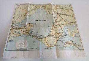 Map of Melbourne and Surrounding Suburbs / Region - Victoria - Vintage - 1940s - Picture 1 of 15