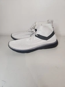Pony Rhythm Men Sz 11.5 Eu 46 White/Blk Ombré Rubber Sole Textile Sneakers Shoes - Imagen 1 de 8