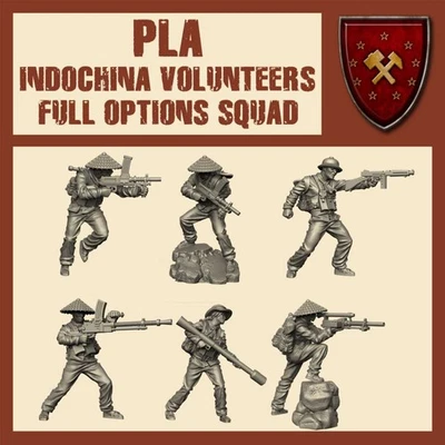 Dust 1947 Tactics Studio SSU PLA Indochina Volunteer Multi Option Squad impresión 3D Foto 1 de 4