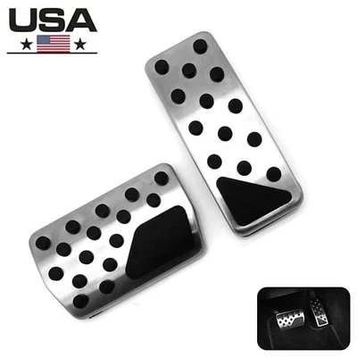 Juego de cubierta de pedal de freno de gasolina para Jeep Grand Cherokee Dodge Durango 2011-2018 2 piezas Foto 1 de 4