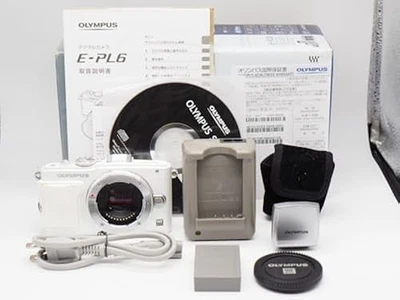 Cuerpo de cámara sin espejo Olympus PEN Lite E-PL6 blanco 16,1 MP con caja Foto 1 de 4