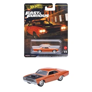 Hot Wheels Fast & Furious 1970 Custom Plymouth Road Runner Orange Toy Mini Car - Picture 1 of 4