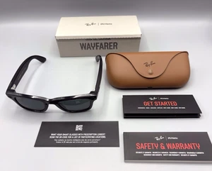 Gafas de sol inteligentes Ray-Ban Meta Wayfarer RW4006 negras *usadas* ENVÍO GRATUITO - Imagen 1 de 22