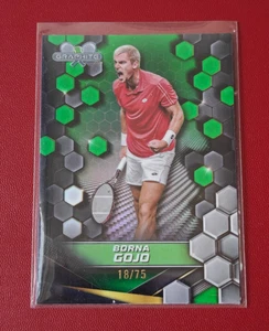 2024 Topps Chrome Tennis Graphite Borna Gojo #52 18/75 - Picture 1 of 2