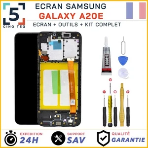Ecran Complet remplacement pour Samsung Galaxy A20e SM-A202F Noir +Kit - Zdjęcie 1 z 7