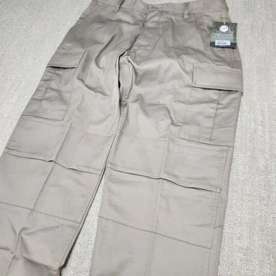 Pantalones cargo Rothco para hombre M 31-35 Bdu doble rodilla caqui militar NUEVO pantalón 7901 ( Foto 1 de 4