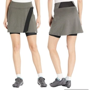 PEARL IZUMI Women's XS Select Escape Cycling Skirt Gray White NEW - Picture 1 of 8