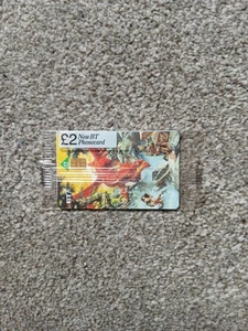 Vintage 1998 £2 BT Phonecard Sealed Fantasy Dragon Rare - Picture 1 of 2